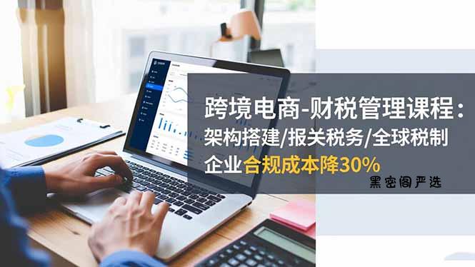 跨境电商-财税管理课程：架构搭建/报关税务/全球税制，企业合规成本降30%-HeiMiGe