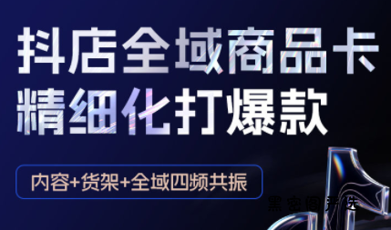金戈·抖店爆单陪跑课-抖音小店爆单陪跑(更新10月)-HeiMiGe