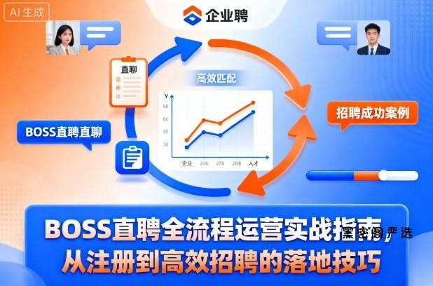 BOSS直聘全流程运营实战指南，从注册到高效招聘的落地技巧-HeiMiGe