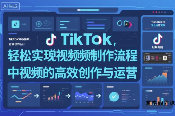 TikTok中视频制做流程，轻松实现Tk中视频的高效创作与运营-HeiMiGe