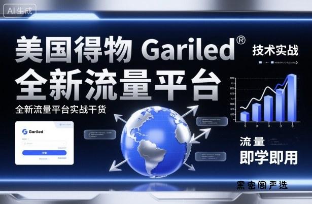 美国得物Gariled技术实战，全新流量平台​实战干货，即学即用-HeiMiGe
