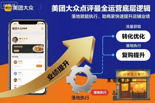 美团大众点评最全运营底层逻辑,落地就能执行,助商家快速提升店铺业绩