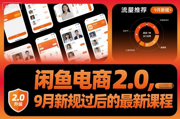 闲鱼电商2.0，9月新规过后的最新课程-HeiMiGe