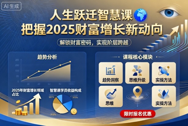 人生跃迁智慧课，把据2025财富增长新动向-HeiMiGe