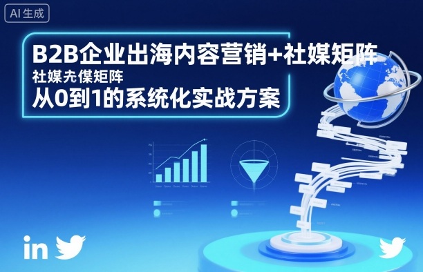 B2B企业出海内容营销+社媒矩阵，从0到1的系统化实战方案-HeiMiGe