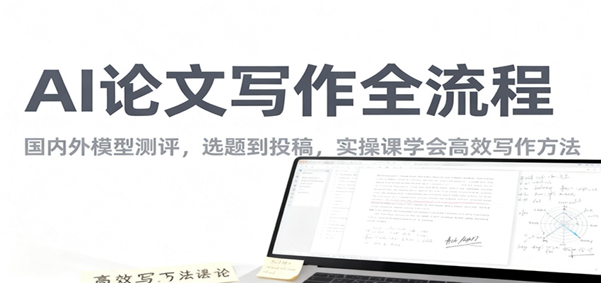 AI论文写作全流程，国内外模型测评，选题到投稿，实操课学高效写作方法-HeiMiGe