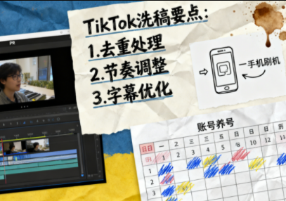 TikTok洗稿剪辑全流程课-黑密阁