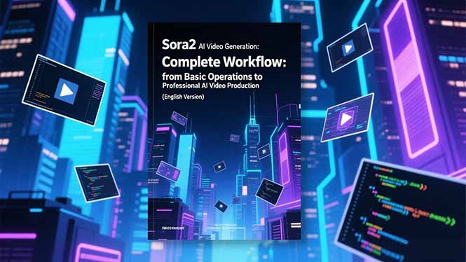 Sora2 AI视频生成的系统教程(英文版-黑密阁