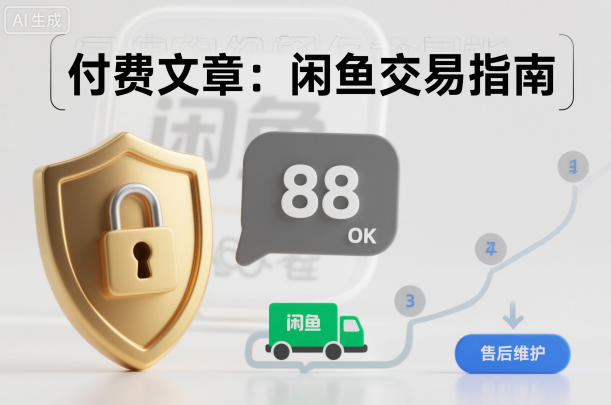 付费文章：闲鱼交易指南，怎么才能降低被坑被马扁的概率-黑密阁