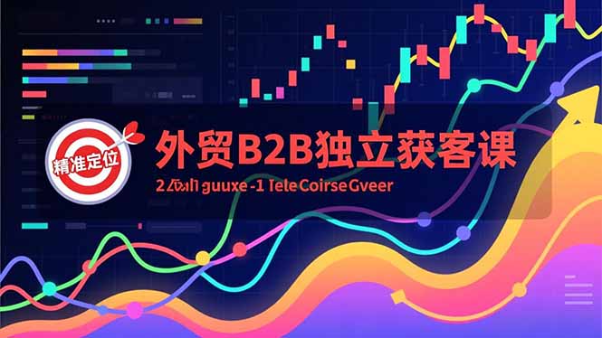 外贸B2B独立获客课，Facebook主页搭建、消息互动广告、精准定位，打造高询盘系统-黑密阁