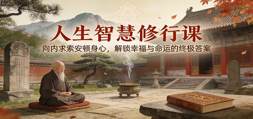 人生智慧修行课：向内求索安顿身心，解锁幸福与命运的终极答案-黑密阁