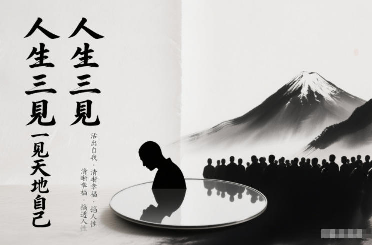人生三见一见天地见众生见自己，活出自我拥有清晰幸福人生，搞透人性-黑密阁