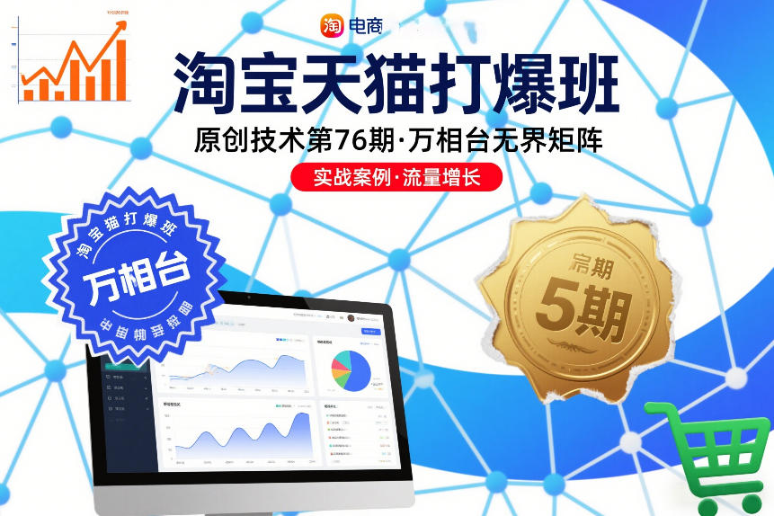 淘宝天猫打爆班原创技术第76期，万相台无界矩阵-黑密阁