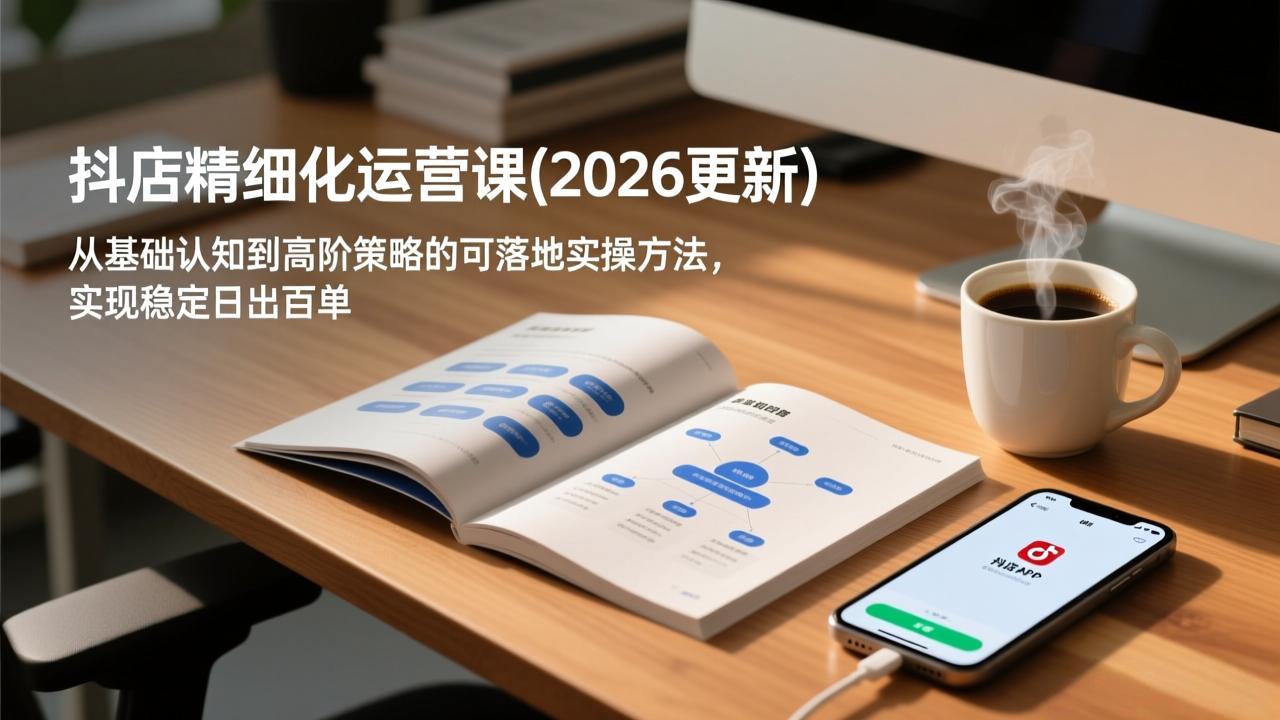 抖店精细化运营课(2026更新-黑密阁