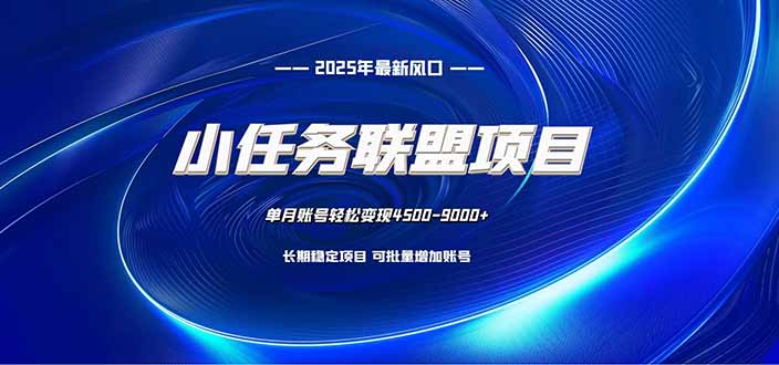 小任务联盟项目：一台电脑每天只需10分钟，轻松简单稳定-黑密阁