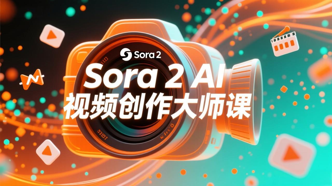 如何利用Sora 2创建流行AI人工智能视频大师班教程：掌握创作全流程，产出百万播放内容-黑密阁