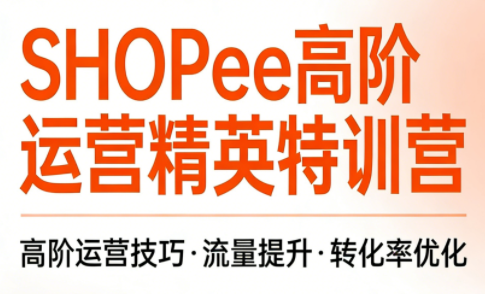 梦凡老师·Shopee虾皮高阶运营课程-黑密阁