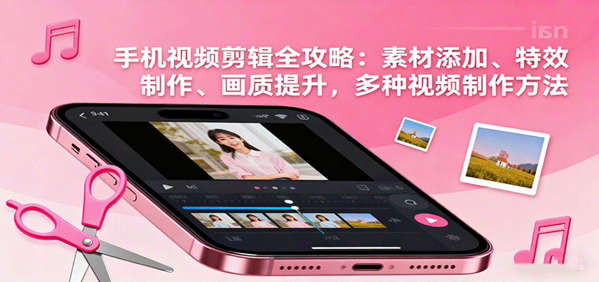 手机视频剪辑全攻略：素材添加、特效制作、画质提升，多种视频制作方法-黑密阁