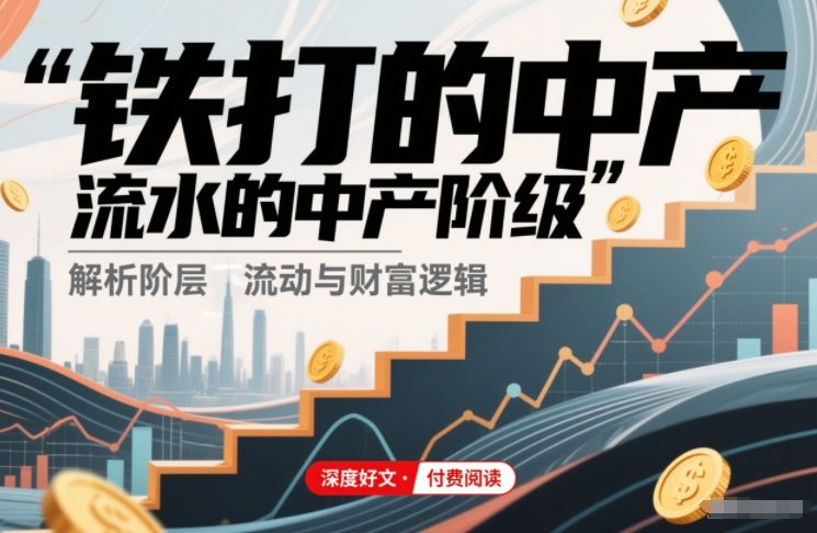 付费文章：铁打的中产，流水的中产阶级-黑密阁