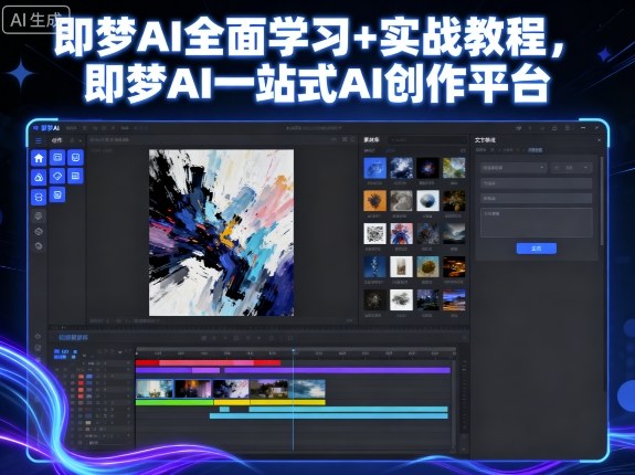 即梦AI全面学习+实战教程，即梦AI一站式AI创作平台-黑密阁