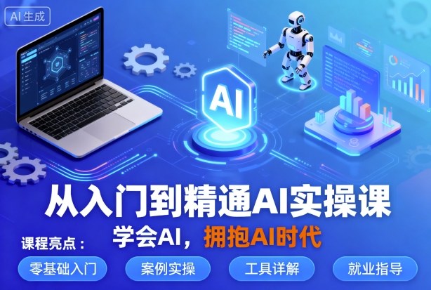 从入门到精通AI实操课，学会AI，拥抱AI时代-黑密阁