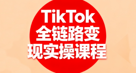 小杨老师·TikTok全链路变现实操课程-黑密阁