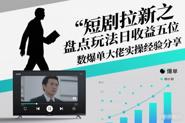 短剧拉新之盘点玩法日收益五位数爆单大佬实操经验分享-黑密阁