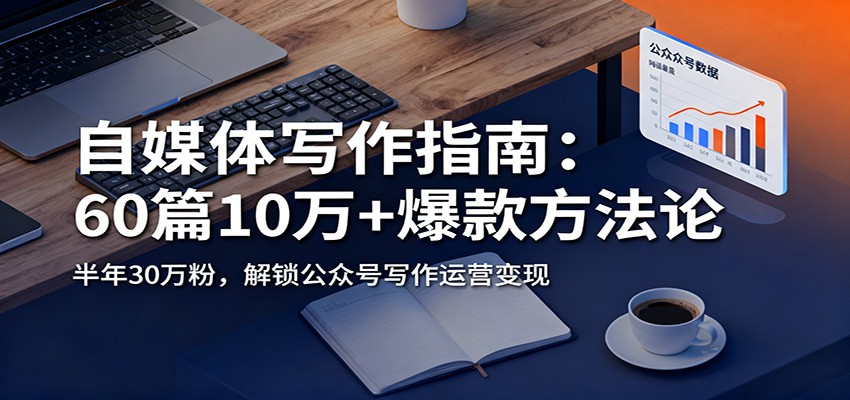自媒体写作指南：60篇10万+爆款方法论，半年30万粉，解锁公众号写作运营变现-黑密阁